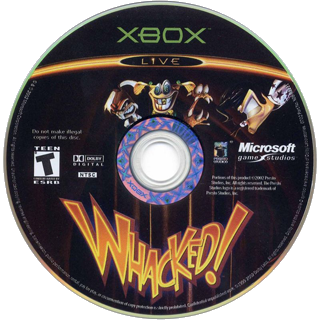 Whacked! (USA) Game Disc